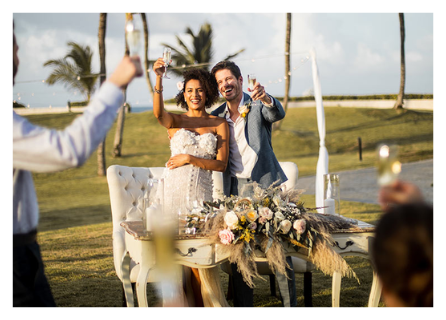 Dance floor with custom lighting design
